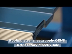 PPGI 직류 전기로 자극된 색은 골 지붕 강철 시트를 코팅했습니다